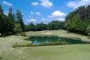 栃木ヶ丘ゴルフ倶楽部の画像アウト2番ホール/の一押し！林に囲まれた池越えショートホールの美しさは秀逸！